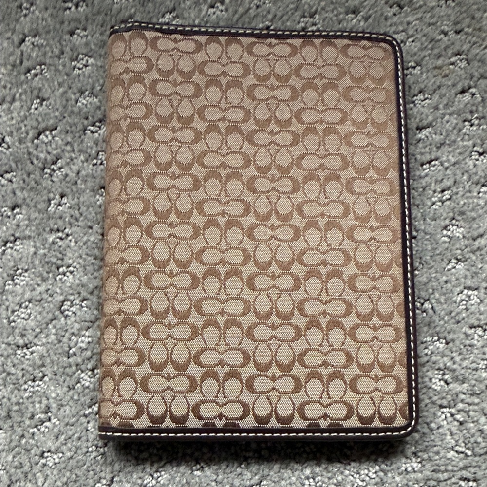 NWOT Coach Tan and Brown Signature Canvas